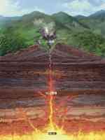 「火山通道」示意圖 「火山通道」示意圖